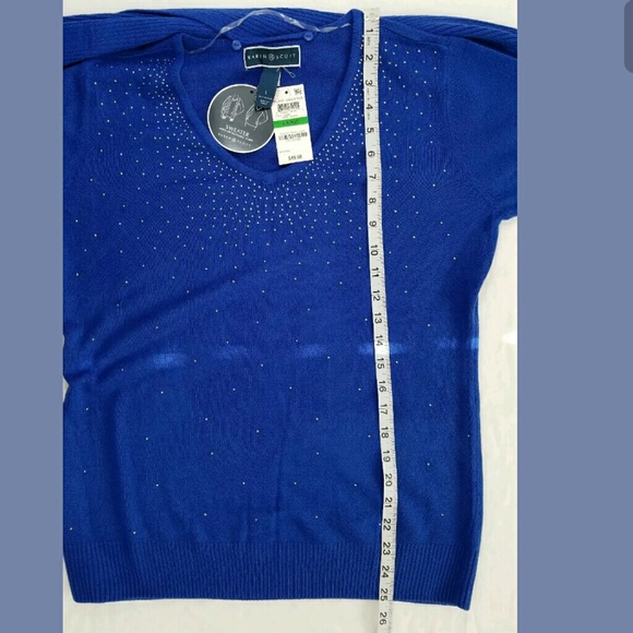 2 in 1 Sweater Scarf Set Sparkle Studded - Picture 5 of 7